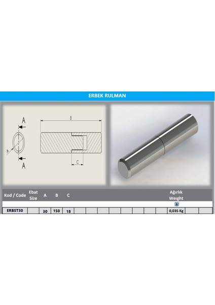 30 mm Standart Mil Menteşe modelleri