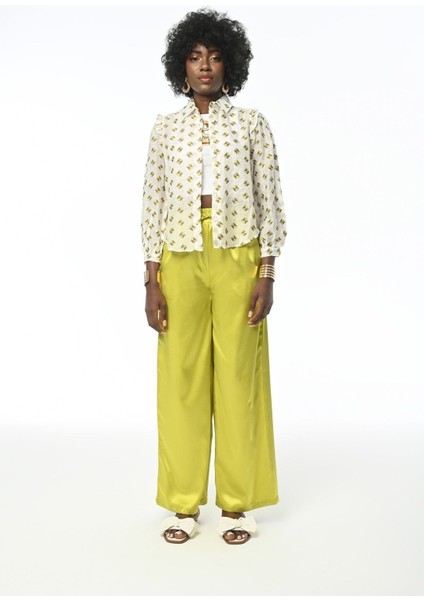 Kadın Geometrik Desenli Gömlek