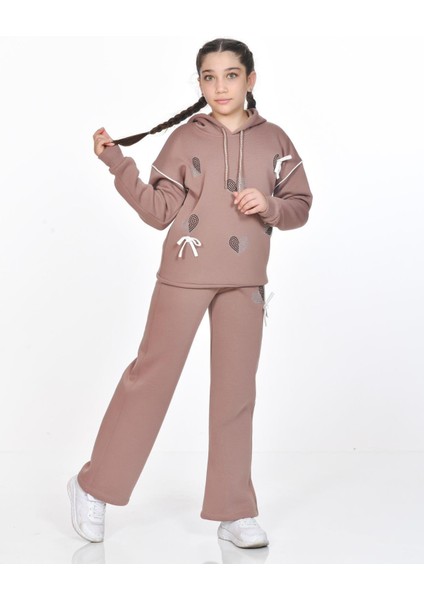 Lovence Kız Çocuk Eşofman Takımı Kahverengi fiyatları