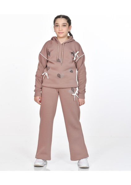 Lovence Kız Çocuk Eşofman Takımı Kahverengi fırsatları