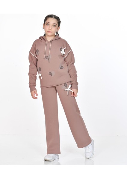 Lovence Kız Çocuk Eşofman Takımı Kahverengi indirimleri