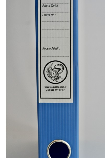 Eczane Sgk Reçete Kutusu Standart Boy Mavi (29X4,5X40 Cm) fırsatları