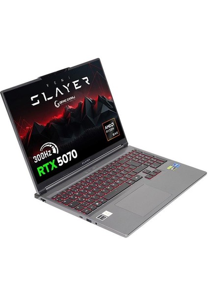 Slayer R9T-5070 C7 Amd Ryzen 9 8945HX 16GB Ram 1tb SSD RTX5070 16" 300Hz Qhd+ Freedos Gaming Laptop fırsatları