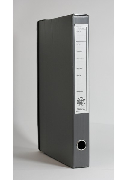 Eczane Sgk Reçete Kutusu Standart Boy Gri (29X4,5X40 Cm)