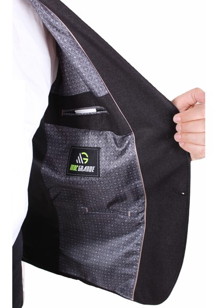 Mocgrande Erkek Büyük Beden 4 Drop Blazer Oskar Ceket 500607 Sıyah fırsatları