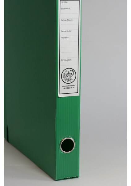 Eczane Sgk Reçete Kutusu Standart Boy Yeşil (29X4,5X40 Cm) modelleri