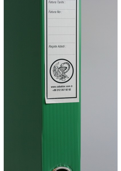 Eczane Sgk Reçete Kutusu Standart Boy Yeşil (29X4,5X40 Cm) fırsatları