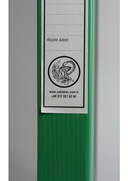 Eczane Sgk Reçete Kutusu Standart Boy Yeşil (29X4,5X40 Cm) indirimleri