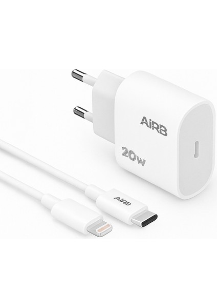 Aırb 20W Güçlü Pd Adaptör ve Lightning Kablo – Iphone, iPad Uyumlu fırsatları