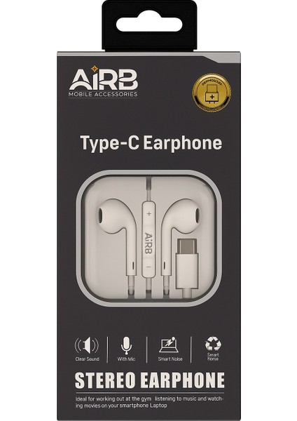 Type-C Mikrofonlu Kulaklık – Stereo Ses, Tüm Type-C Telefonlarla Uyumlu fiyatları