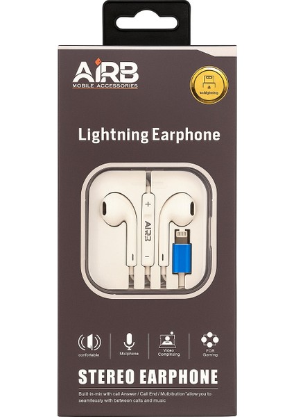 Lightning Stereo Kulaklık – iPhone Uyumlu Mikrofonlu fiyatları