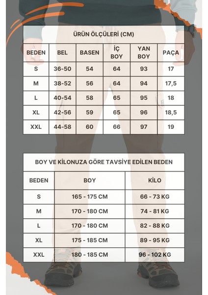Erkek Vizon Kargo Cepli Pantolon Rahat Kesim Pamuklu Lastikli Bel fırsatları