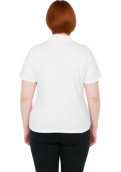 Kadın Basic Vücuda Oturan Polo Yaka Kısa Kollu Kaşkorse Bluz Cool & Comfort Yazlık Rahat Giyim fiyatları