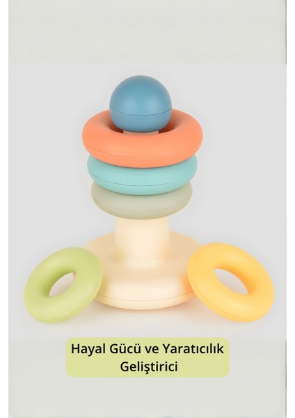 Eğitici Oyuncak Eğitici Renkli Halkalar Eğitici Bebek Oyuncağı