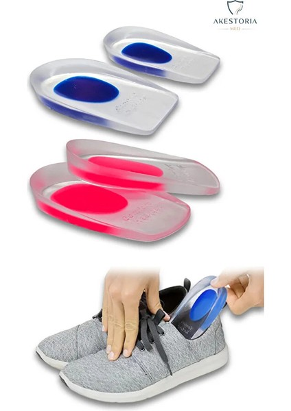 Çift Yapışkanlı Jel Topukluğu Diken Rahatlatıcı Boy Uzatıcı Pembe Rengi FC-0413 modelleri