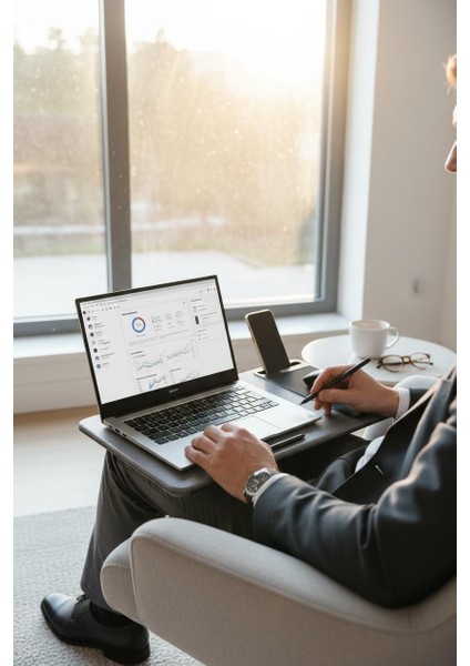 Minderli Laptop Sehpası