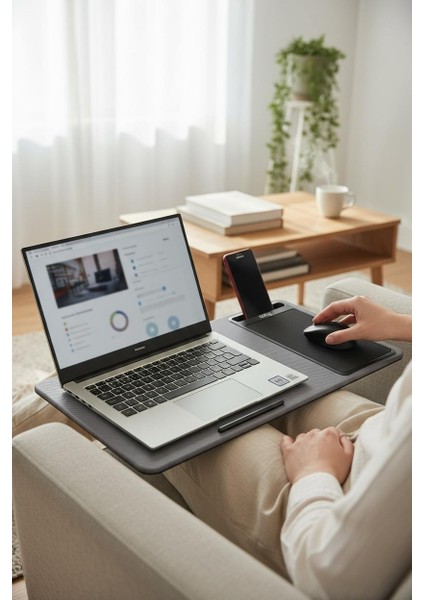 Minderli Laptop Sehpası