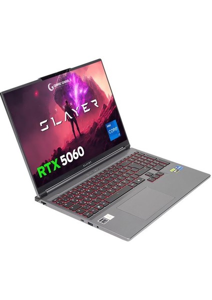 Slayer X7T-5060 C7 Intel Core I7 14650HX 16GB Ram 1tb SSD RTX5060 16" Qhd+ 180Hz IPS Freedos Oyuncu Laptop fiyatları