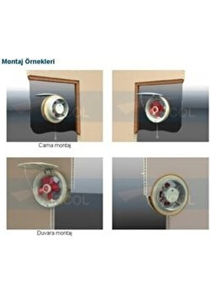 25 K Kapaklı Aksiyel Fan 520 m³/h Düşük Ses Seviyesi ve Kolay Temizlik Özelliği fiyatları