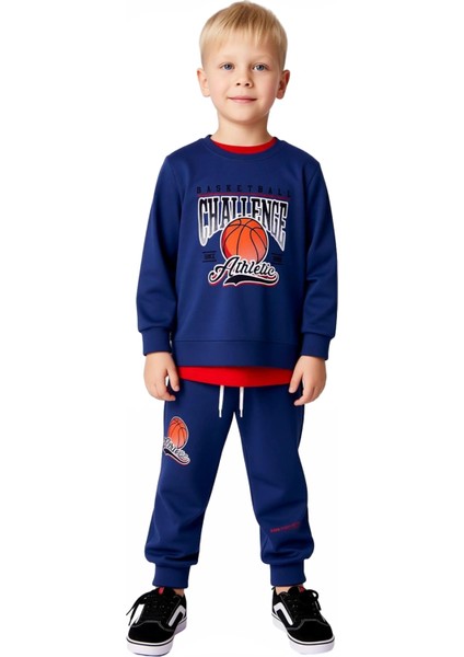 Genç Erkek Pamuklu Spor Giyim Seti Kaliteli Şık Rahat Günlük