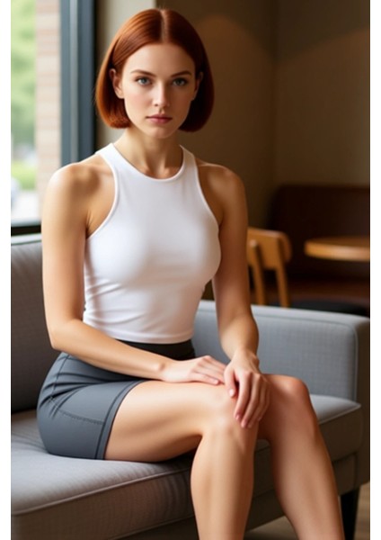 Kadın Spor Üstü Şık Halter Yaka ve Destekleyici Iç Yapı Kaliteli Şık Rahat Modern Zarif Günlük fırsatları