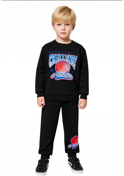 Genç Erkek Pamuklu Spor Giyim Seti Kaliteli Şık Rahat Günlük