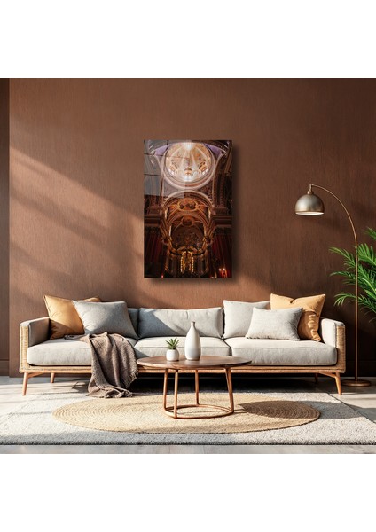 Malta Mdına Aziz Pavlus Katedrali - Cam Tablo - DEG0281 indirimleri