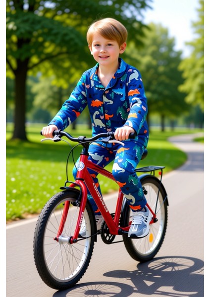 Hayvan Baskılı Erkek Çocuk Pijama Seti Konfor ve Eğlence Bir Arada Kaliteli Şık Rahat modelleri