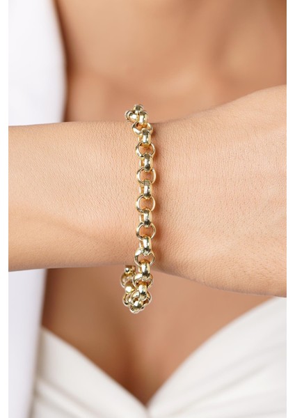 14 Ayar Altın Doch Bileklik 7.40 mm