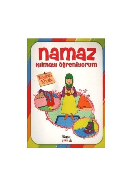 Namaz Kılmayı Öğreniyorum Kız - Boyama