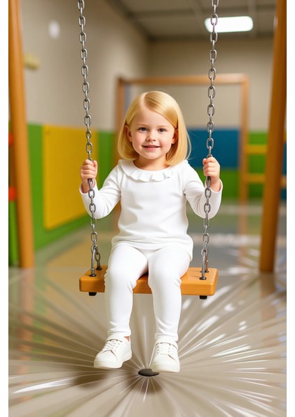 Genç Kızlar Için Düz Örme Bisiklet Yaka Üst ve Kargo Cepli Pantolon Seti Kaliteli Şık Rahat fiyatları