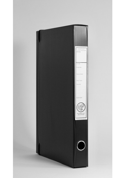 Eczane SGK Reçete Kutusu Standart Boy Siyah (29x4,5x40 cm)