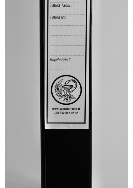 Eczane SGK Reçete Kutusu Standart Boy Siyah (29x4,5x40 cm) indirimleri