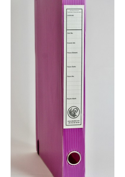 Eczane Sgk Reçete Kutusu Standart Boy Mor (29X4,5X40 Cm) fiyatları