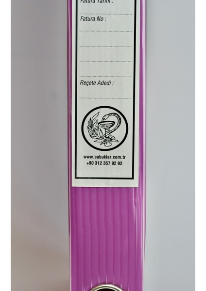 Eczane Sgk Reçete Kutusu Standart Boy Mor (29X4,5X40 Cm) fırsatları