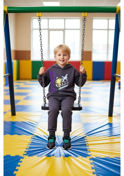 Modern Genç Erkek Oversize Kapüşonlu Örme Takım Günlük Şıklık ve Rahatlık Kaliteli Şık Rahat fiyatları