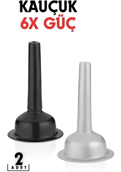 Lavabo Açıcı Pompa 2 Adet Plastik ve Kauçuk-Silikon Malzeme ile Güçlü Emiş fiyatları