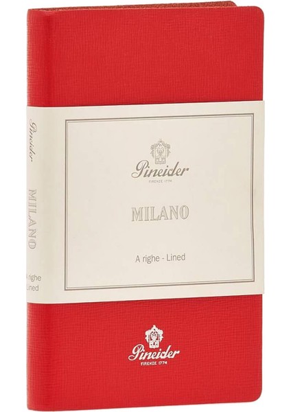 Defter Milano 9X14 96F 80G Rosso Fu Silver CNS1S099106601 fiyatları