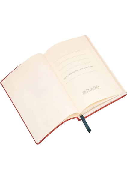 Defter Milano 9X14 96F 80G Rosso Fu Silver CNS1S099106601