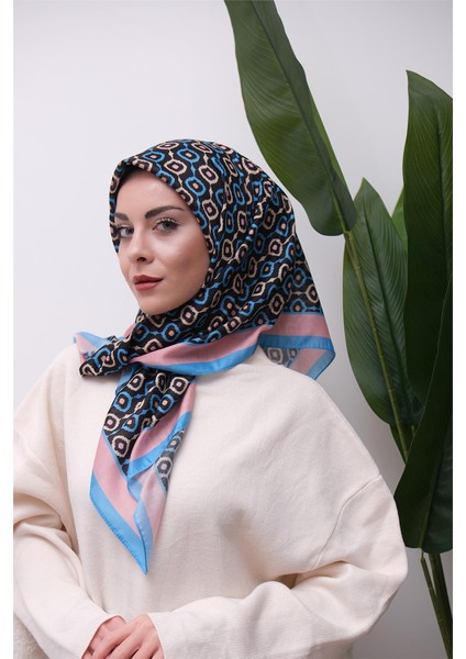 Renkli Karma Desen Dijital Soft Eşarp