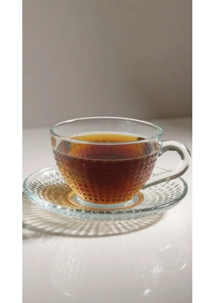 12 Parça Desenli Çay Fincanı-Çay Bardağı Seti Altlıklı fiyatları