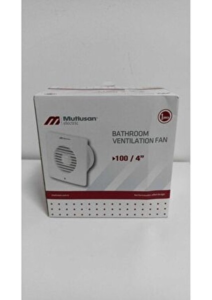 Havalandırma Fanı 100 mm Beyaz Renk 10 cm 100'lü Paket Yüksek Dayanıklılık fiyatları