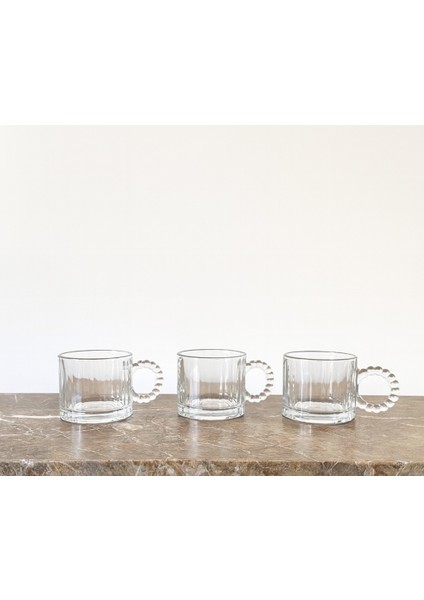 Boncuk Kuplu Çay Fincanı-Bardağı 3 Parça fiyatları