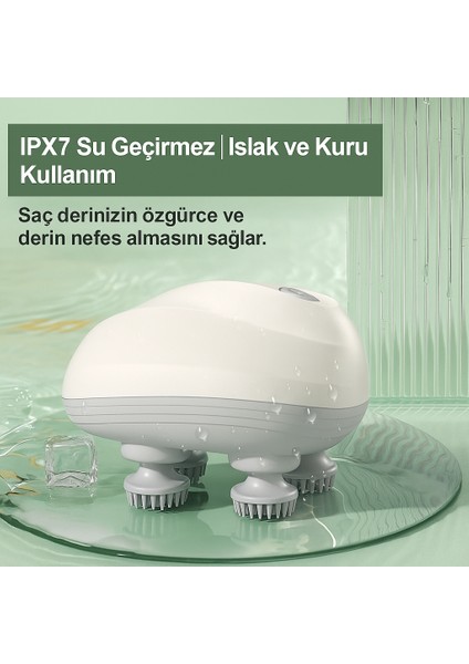 Elektrikli Saç Derisi Masaj Cihazı – Kan Dolaşımını Arttıran, 3 Hızlı Su Geçirmez Şarjlı Masaj Aleti fiyatları