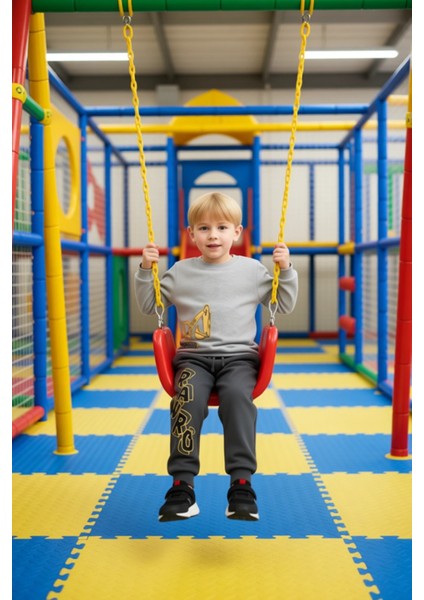 Erkek Çocuk %100 Pamuklu Örme Bisiklet Yaka Sweatshirt ve Eşofman Altı Takımı Canavar Kamyonet fiyatları