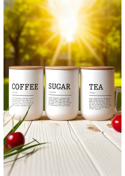 Favora 3’lü Bambu Kapaklı Beyaz Cam Kavanoz Saklama Kabı Seti 1000 ml fiyatları