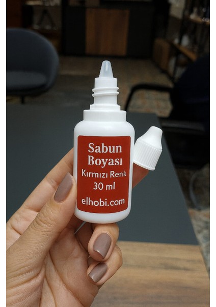 1 Adet Sabun Boyası veya Renklendirici - Kırmızı - 30ml modelleri