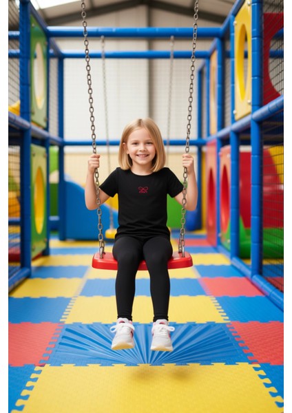 Kız Çocuk %100 Pamuk Nakışlı Üst ve Ispanyol Paça Tayt Seti Kaliteli Şık Rahat fiyatları