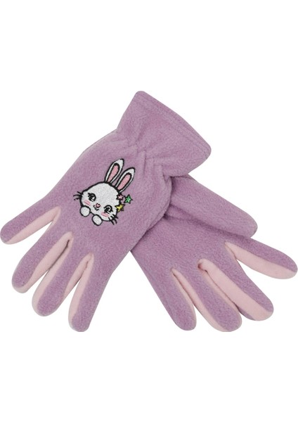 Pl Rabbıt Eld G-5pr Lila Kız Çocuk Eldiven