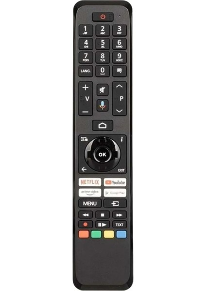 Tv Kumanda Vestel CT-8563 Netflix Prime Video Google Play Tuşlu Ses Komutsuz